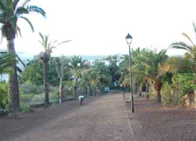Zona de la Sortija, en el parque del Taoro de Puerto de la Cruz