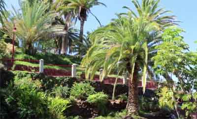 La Atalaya y sus jardines, en el parque de El Taoro de Puerto de la Cruz